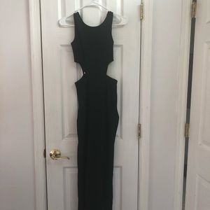Black cutout dress